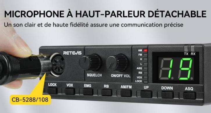 cb 40c am/fm 17w neuf, Telecommunicatie, Zenders en Ontvangers, Nieuw, Zender en Ontvanger, Ophalen of Verzenden