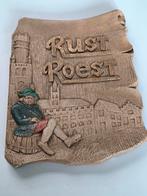 Oud wandbord 'Rust roest', Ophalen of Verzenden