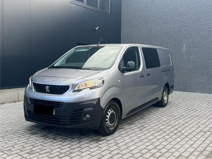 Peugeot expert double cabine long chassis 6pl, Auto's, Bestelwagens en Lichte vracht, Particulier, Bluetooth, Peugeot, Automaat