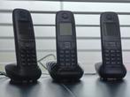 Téléphone Gigaset Trio, Télécoms, Téléphones fixes | Combinés & sans fil, Comme neuf, Enlèvement ou Envoi, 3 combinés