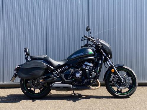 Kawasaki Vulcan S 650 black met zijkoffers / 2023 / ABS, Motoren, Motoren | Kawasaki, Bedrijf, Chopper, meer dan 35 kW, 2 cilinders