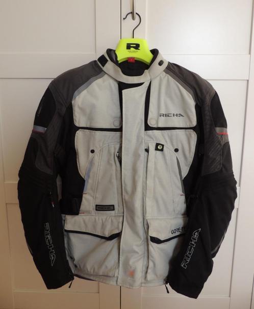 Motorjas Richa M met 2 uitneembare binnenvoeringen, Motoren, Kleding | Motorkleding, Jas | textiel, Heren, Tweedehands, Ophalen