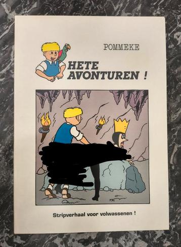 UITERST ZELDZAAM STRIPVERHAAL - POMMEKE - HETE AVONTUREN  beschikbaar voor biedingen