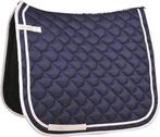 Zadeldekje HKM Blauw Wit - Dressuur - Pony, Dieren en Toebehoren, Ophalen of Verzenden, Nieuw