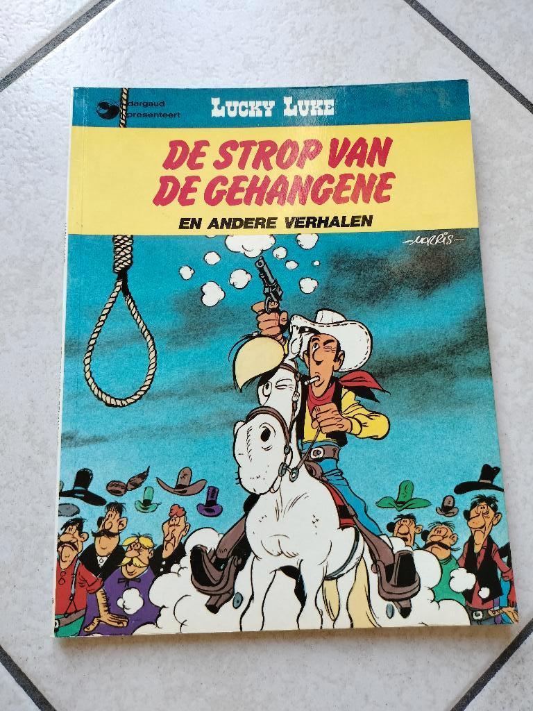 Strip Lucky Luke - De strop van de gehangene - 19, Gelezen, Eén stripboek, Ophalen of Verzenden, Morris
