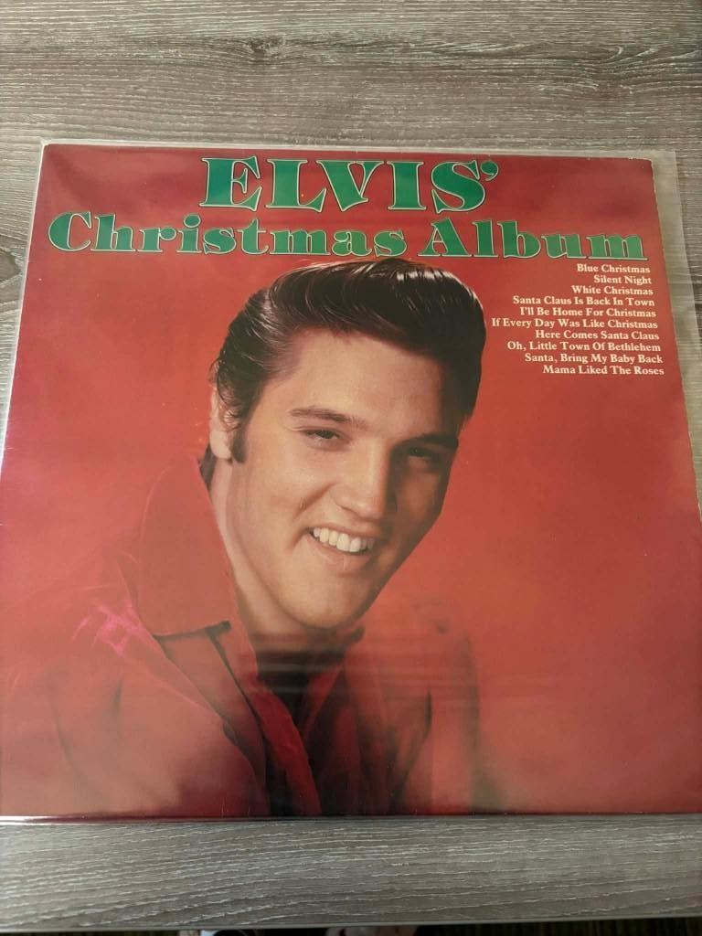Elvis lp, Christmas album, Engelse persing, blue label., Ophalen of Verzenden, Zo goed als nieuw, Rock-'n-Roll, 12 inch