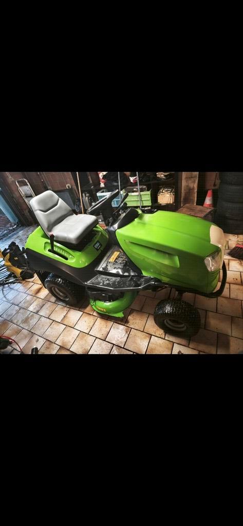 Zitmaaier viking MT5097 in perfecte staat, Tuin en Terras, Zitmaaiers, Opvangbak, Ophalen