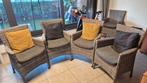 4x Garden Impressions Luxury Wicker Chairs + Cushions, Enlèvement, Comme neuf, Osier
