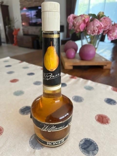 Bouteille Poire Williams - fruit entier – Roner – objet déco, Antiquités & Art, Enlèvement