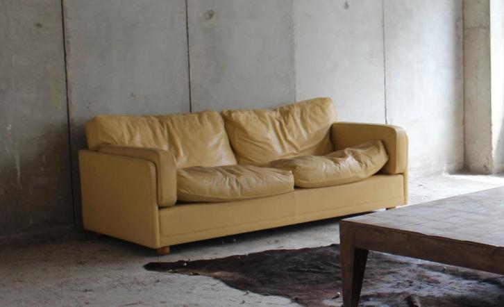 Poltrona Frau, Socrate Twee-Zit Zetel, Huis en Inrichting, Zetels | Zetels, Gebruikt, Rechte bank, Tweepersoons, 200 tot 250 cm