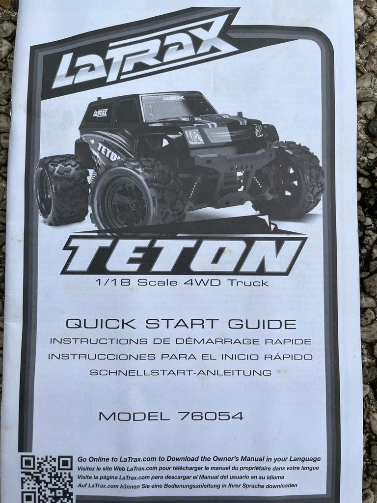 LaTrax Teton 1/18 scale RC truck, Enlèvement, Comme neuf