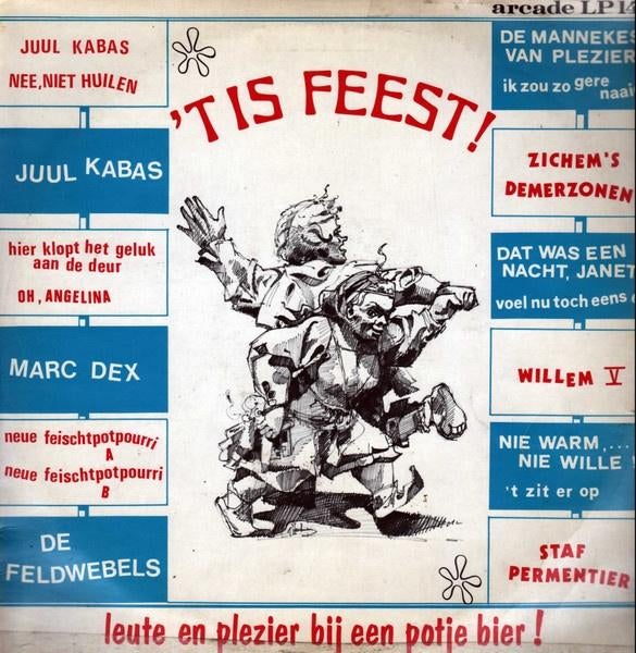 LP/  '  T  IS  FEEST -, Cd's en Dvd's, Vinyl | Nederlandstalig, Gebruikt, 12 inch, Ophalen of Verzenden