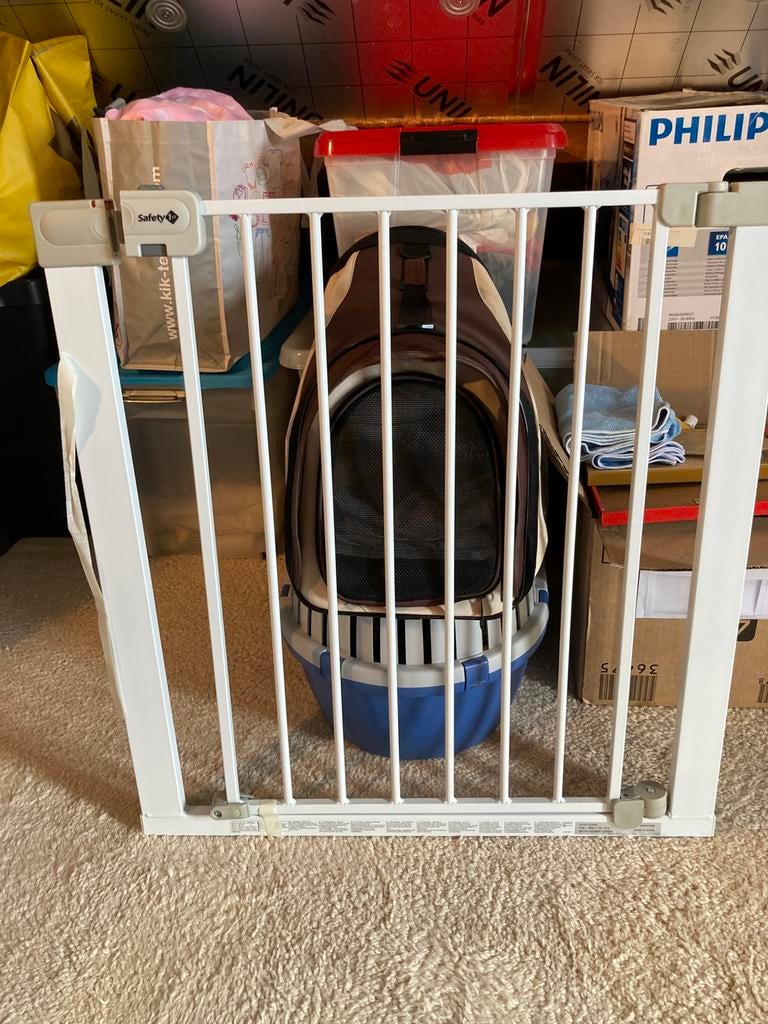 Veiligheidshekje . Wit., Kinderen en Baby's, Ophalen, Zo goed als nieuw