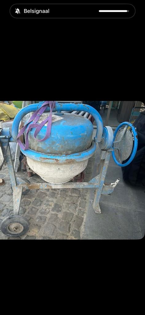 Betonmolen, Bricolage & Construction, Bétonnières, Enlèvement ou Envoi, Comme neuf