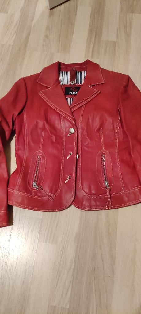 lederen damesjassen, Ophalen, Gedragen, Maat 38/40 (M)