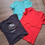 t-shirt et manches longues, taille 134-140, Enlèvement ou Envoi, Comme neuf, Fille, Chemise ou À manches longues