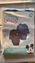Lot de 2 barboteuses à manches longues Disney taille 74/80, Enlèvement ou Envoi, Neuf