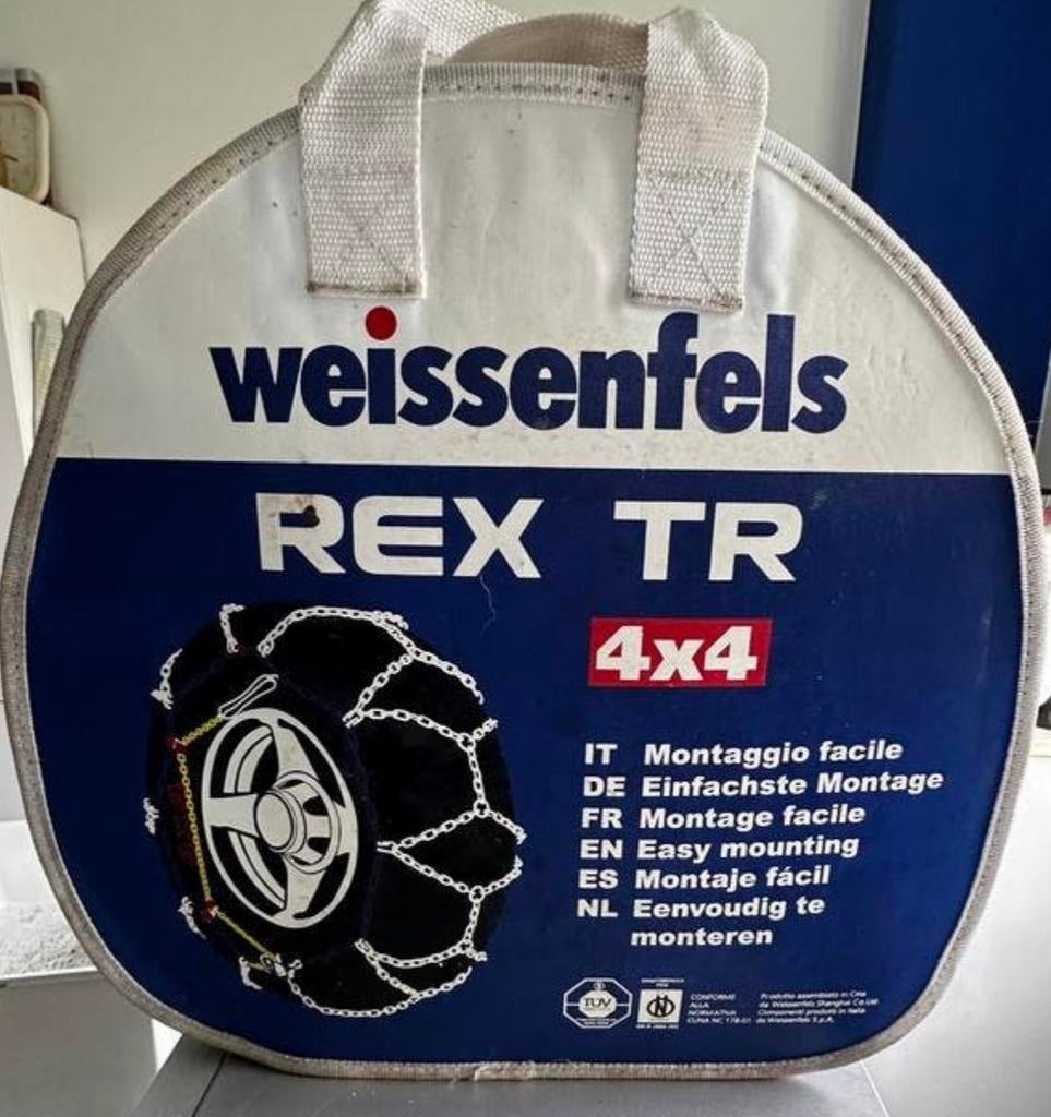 Sneeuwkettingen Weissenfels REX TR 7 – zo goed als nieuw, Auto diversen, Sneeuwkettingen, Zo goed als nieuw, Ophalen