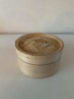 Stoom mandje bamboo, Ophalen, Nieuw, Crème