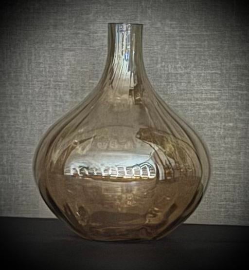 Goudkleurig vaasje, Ophalen, Zo goed als nieuw, Minder dan 50 cm