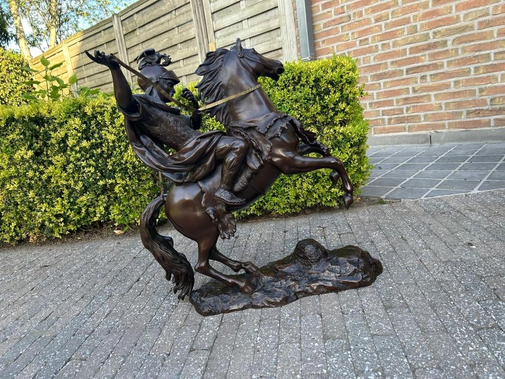Cheval décoratif en bronze, Antiquités & Art, Antiquités | Bronze & Cuivre, Enlèvement, Bronze