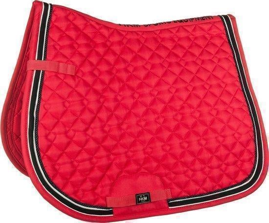 Zadeldekje HKM Roze - Dressuur - Full, Dieren en Toebehoren, Katoen, Dressuurdekje, Nieuw, Ophalen of Verzenden