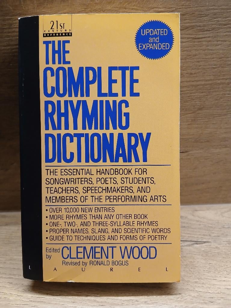 The Complete Rhyming Dictionary, Ophalen of Verzenden, Zo goed als nieuw, Clement Wood