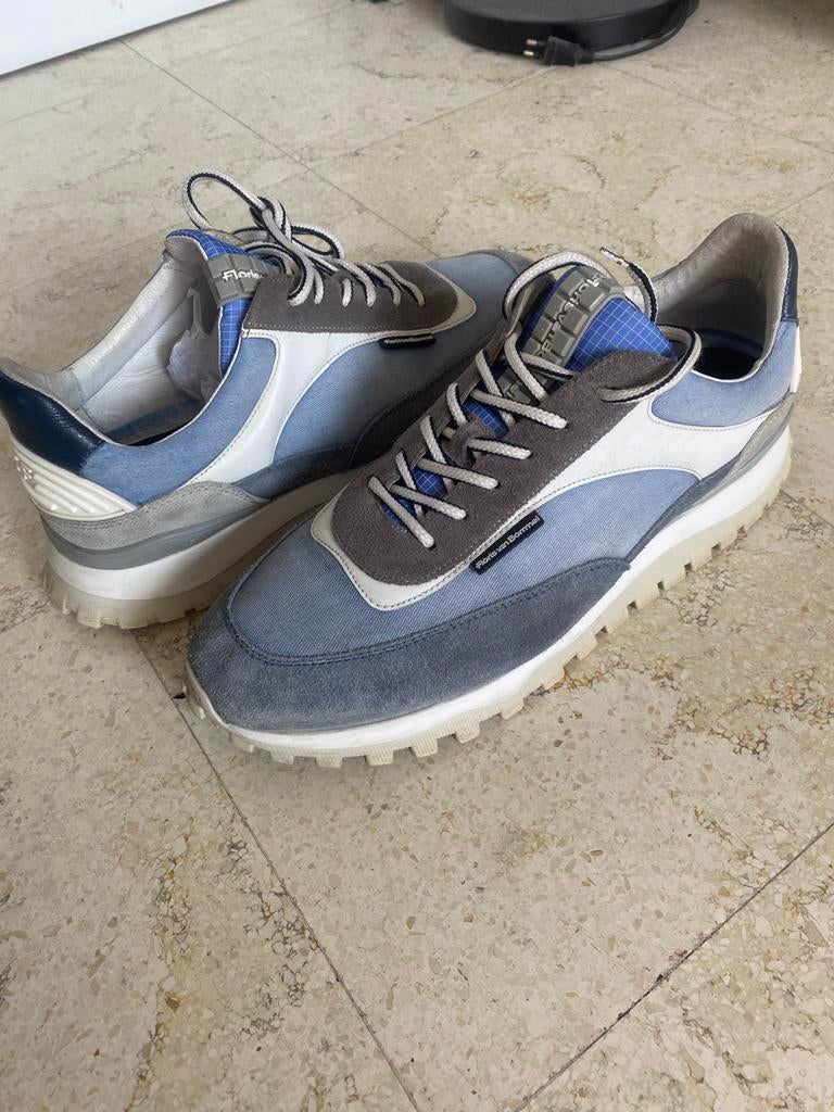 Floris van bommel heren schoenen sneakers blauw jeans, Vêtements | Hommes, Chaussures, Envoi, Comme neuf, Bleu, Baskets
