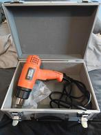 Black et Decker decapeur thermique + valisette., Bricolage & Construction, Outillage | Foreuses, Enlèvement ou Envoi, Comme neuf