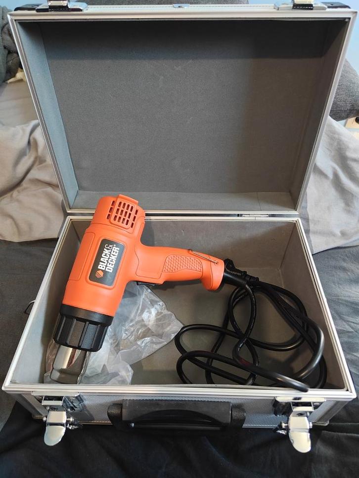 Black et Decker decapeur thermique + valisette., Bricolage & Construction, Outillage | Foreuses, Comme neuf, Autres types, Enlèvement ou Envoi