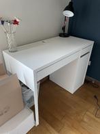 Bureau MICKE blanc, Maison & Meubles, Enlèvement, Utilisé