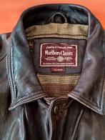 Klassieke vintage leren jas van Marlboro
