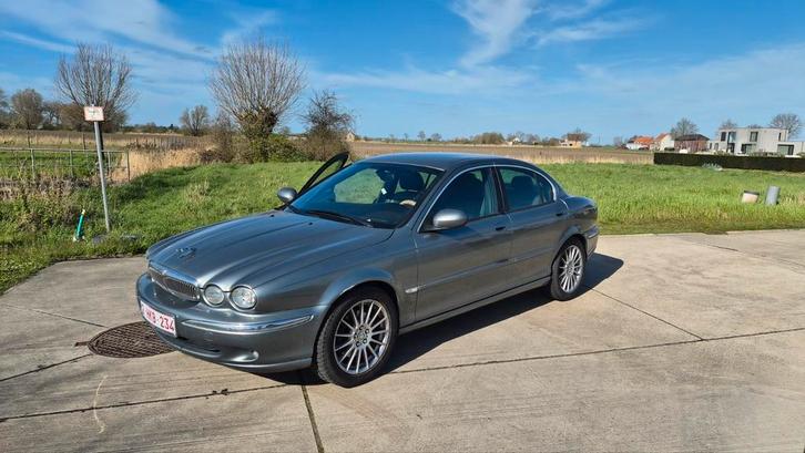 Jaguar x-type, Auto's, Jaguar, Particulier, X-Type, Alarm, Diesel, Euro 4, Berline, 5 deurs, Handgeschakeld, Zilver of Grijs, Zwart