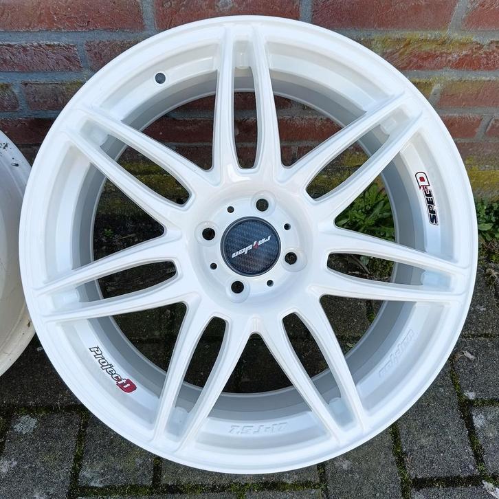 Witte 4x100 velgen 17inch Nieuw - Honda - Mazda MX5 ........, Autos : Pièces & Accessoires, Pneus & Jantes, Jante(s), 17 pouces