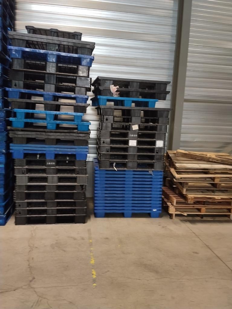 Kunststof paletten, Enlèvement