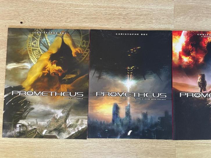 Pakket strips: Storm, Prometheus, Lefranc en Suske en Wiske, Boeken, Stripverhalen, Zo goed als nieuw, Meerdere stripboeken, Ophalen