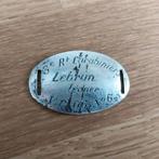 Plaque signalétique belge de la Première Guerre mondiale Dog, Enlèvement ou Envoi