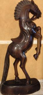 Cheval cabré sculpture bois 202 cm, Enlèvement