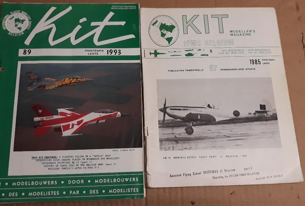 Deux magazines « Kit », Collections, Aviation, Enlèvement ou Envoi, Utilisé, Livre ou Revue