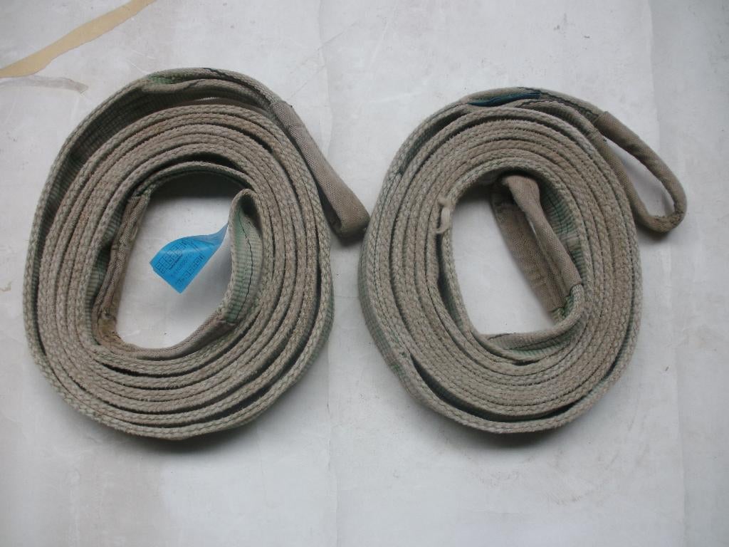 2 hijsbanden 6 meter lang 2000kg, Ophalen, Gebruikt, Overige typen