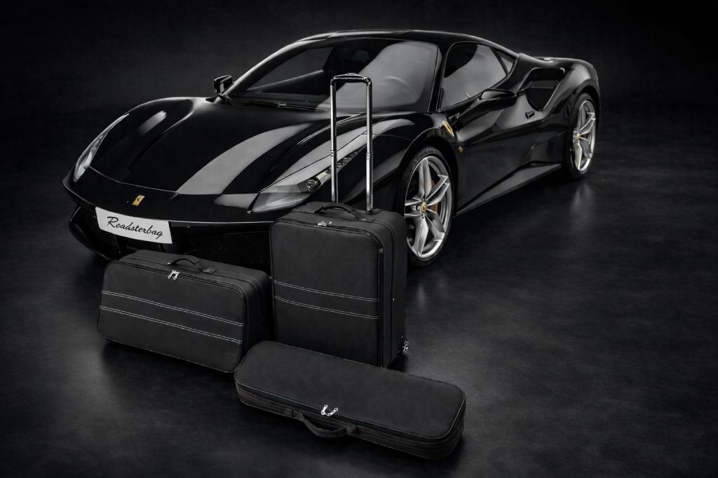 Roadsterbag koffers/kofferset voor de Ferrari 488 GTB, Auto diversen, Auto-accessoires, Nieuw, Verzenden
