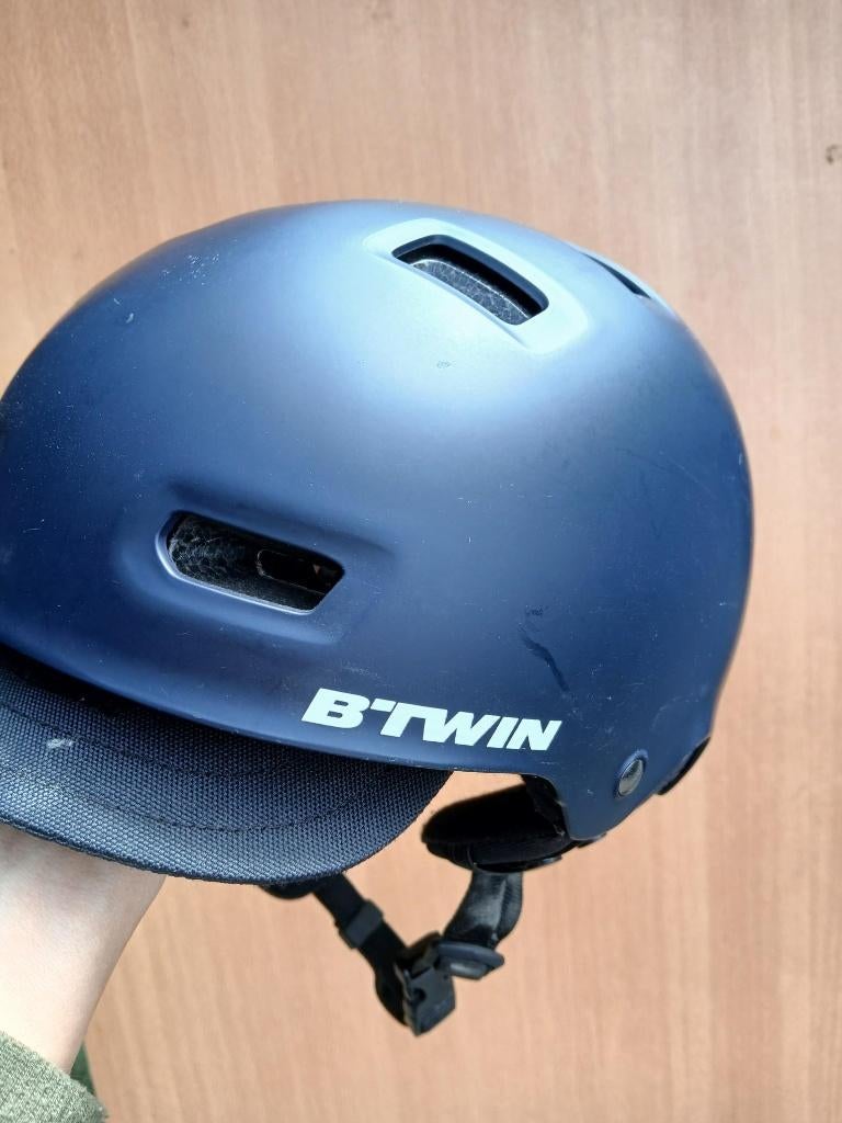 fietshelm Btwin 59-62 cm, Ophalen of Verzenden, Gebruikt, Decathlon Btwin