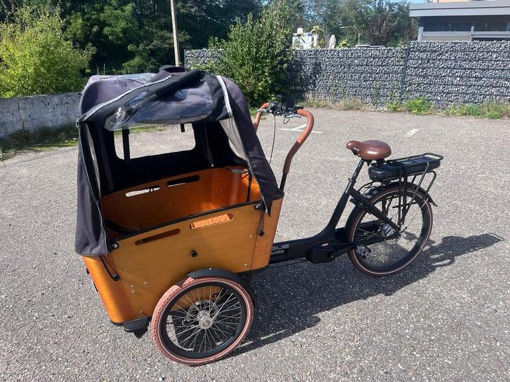 Bakfiets Vogue Carry 3 elektrisch, Fietsen en Brommers, Fietsen | Bakfietsen, Zo goed als nieuw, Elektrisch, Ophalen