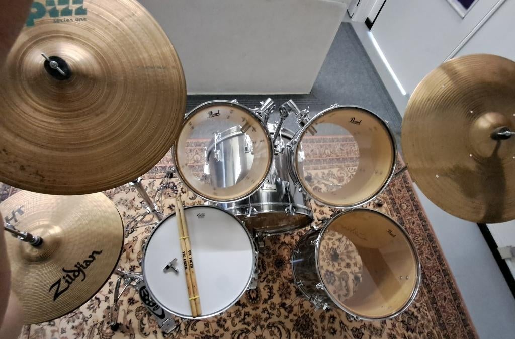 PEARL  drumstel, Musique & Instruments, Batteries & Percussions, Utilisé, Pearl, Enlèvement