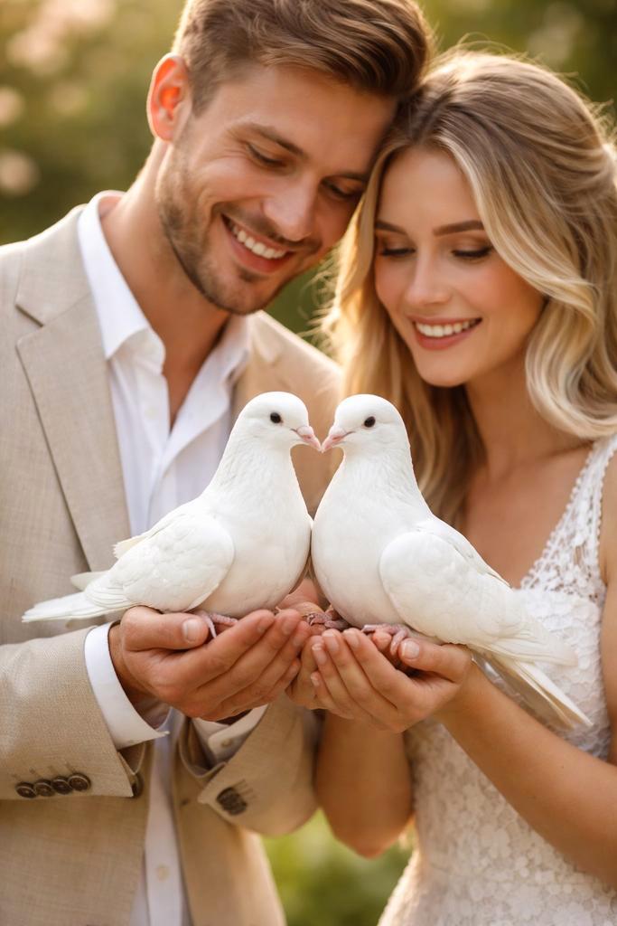 Te huur witte bruidsduiven, Hobby & Loisirs créatifs, Articles de fête | Location, Enlèvement