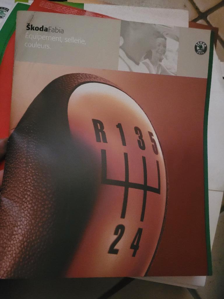 Nuancier Officiel Škoda Fabia (Ancienne Concession), Enlèvement, Comme neuf
