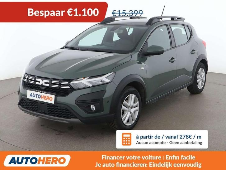 Dacia Sandero 1.0 TCe Stepway Expression (bj 2024), Auto's, Dacia, Te koop, Sandero Stepway, ABS, Airbags, Airconditioning, Android Auto