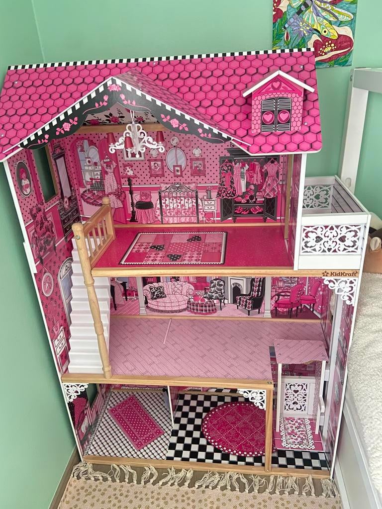 Kidcraft poppenhuis 117x80x33, Ophalen, Gebruikt, Poppenhuis