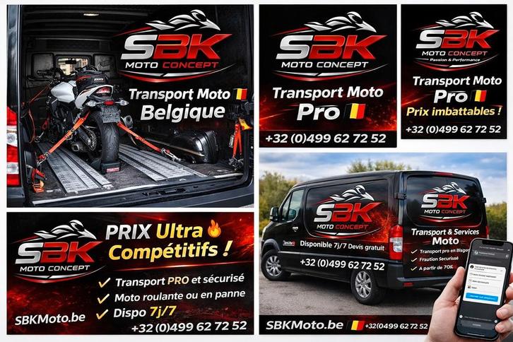 Moto Pro-vervoer in België, Motoren, Overige Motoren, Ophalen