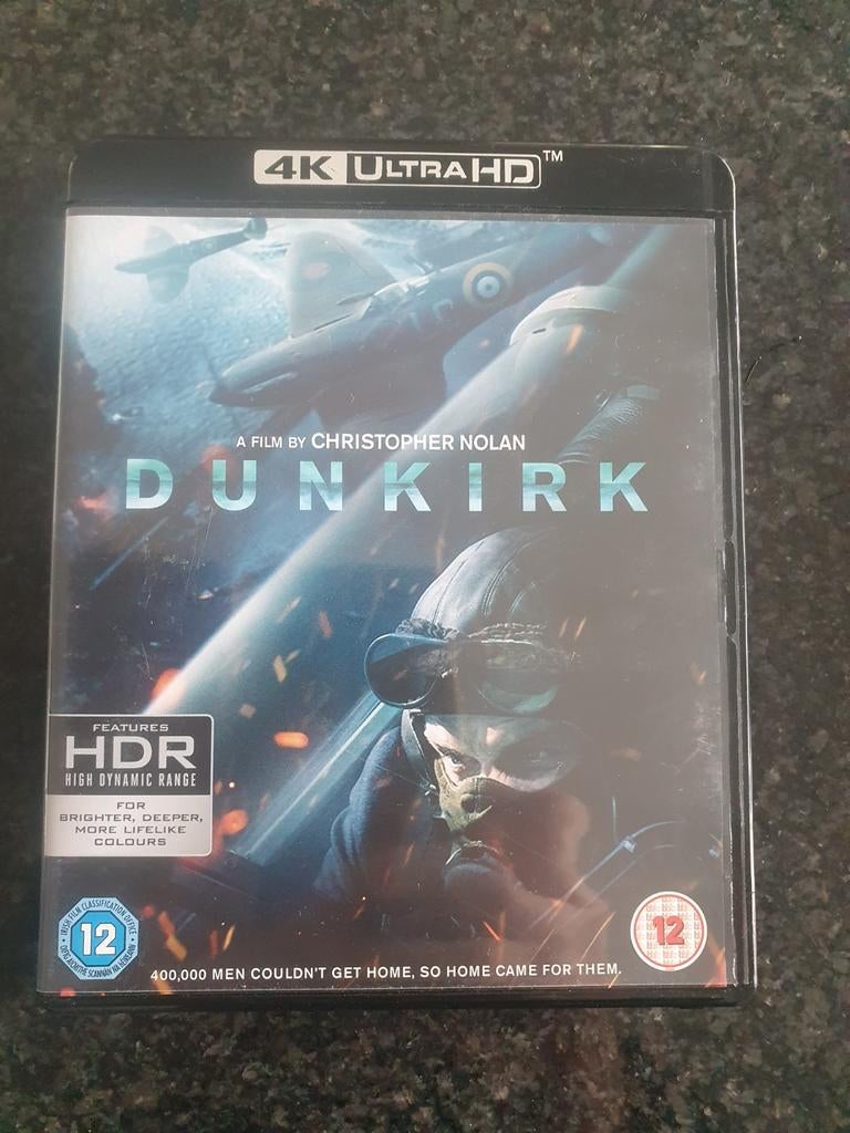 Dunkerque Blu Ray 4K et Blu Ray, CD & DVD, Enlèvement ou Envoi